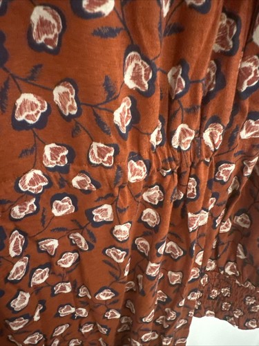 Noticias SEASALT TALLA 8 Naranja Quemado Beau Jersey Vestido Bocetado Buds - Imagen 9 de 12