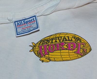 *1996 HORDE FESTIVAL*vtg Neil Young Lenny Kravitz Dave Mathews concert shirt M/L