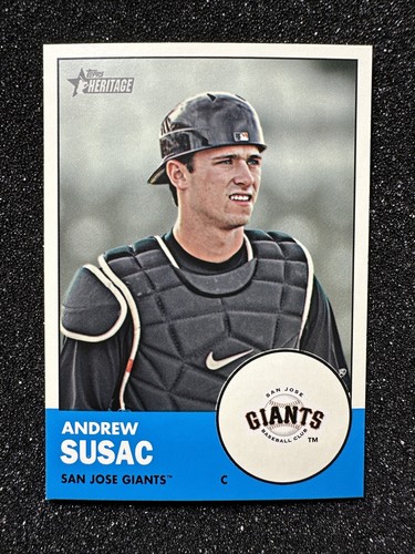 ANDREW SUSAC #176 2012 Topps Heritage Minor League Edition Rookie/Prospect QTY - 第 1/4 張圖片