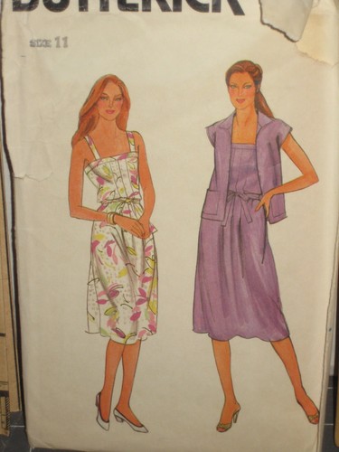 Butterick 3755 Junior Dress & Jacket Size 11 Boho Summer Girls State - Picture 2 of 4