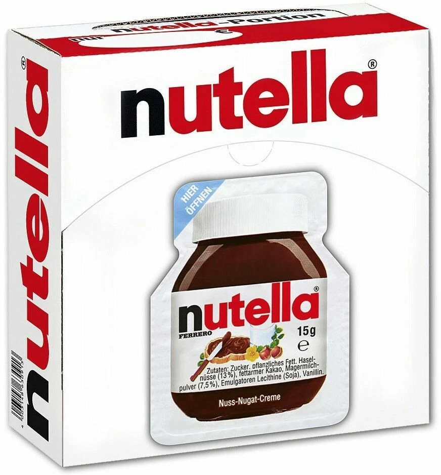 Nutella Portionspackungen - 40x15g Thekendisplay - 600 Gramm - Bild 4 von 4