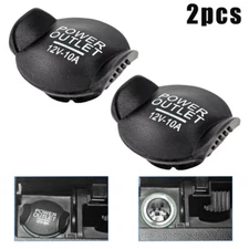 2pcs Auto Universal 12V Car Cigarette Lighter Power Socket Outlet Plug Cover Cap