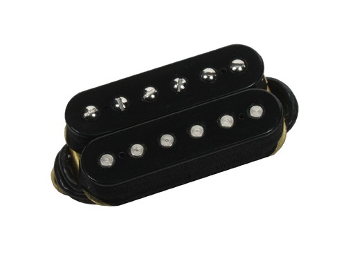 Chitarra Elettrica Solid Body Custom Nero Opaco, Smussi Argento, Ponte FR, 2 Pickup Aperti