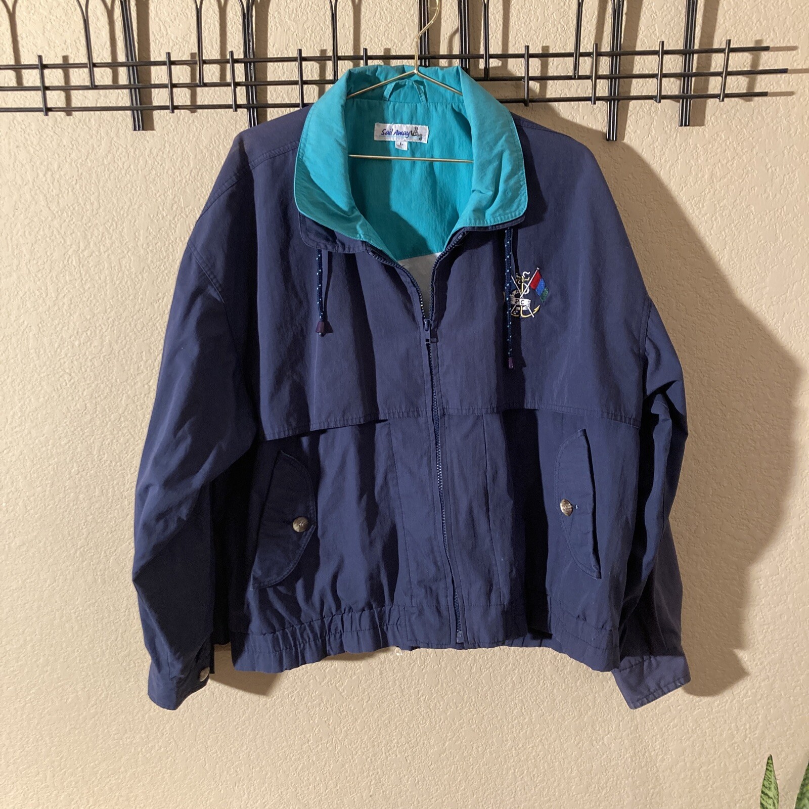 FILA Giacca frangivento Sail Away "PC" Canottaggio Blu Verde Verde L