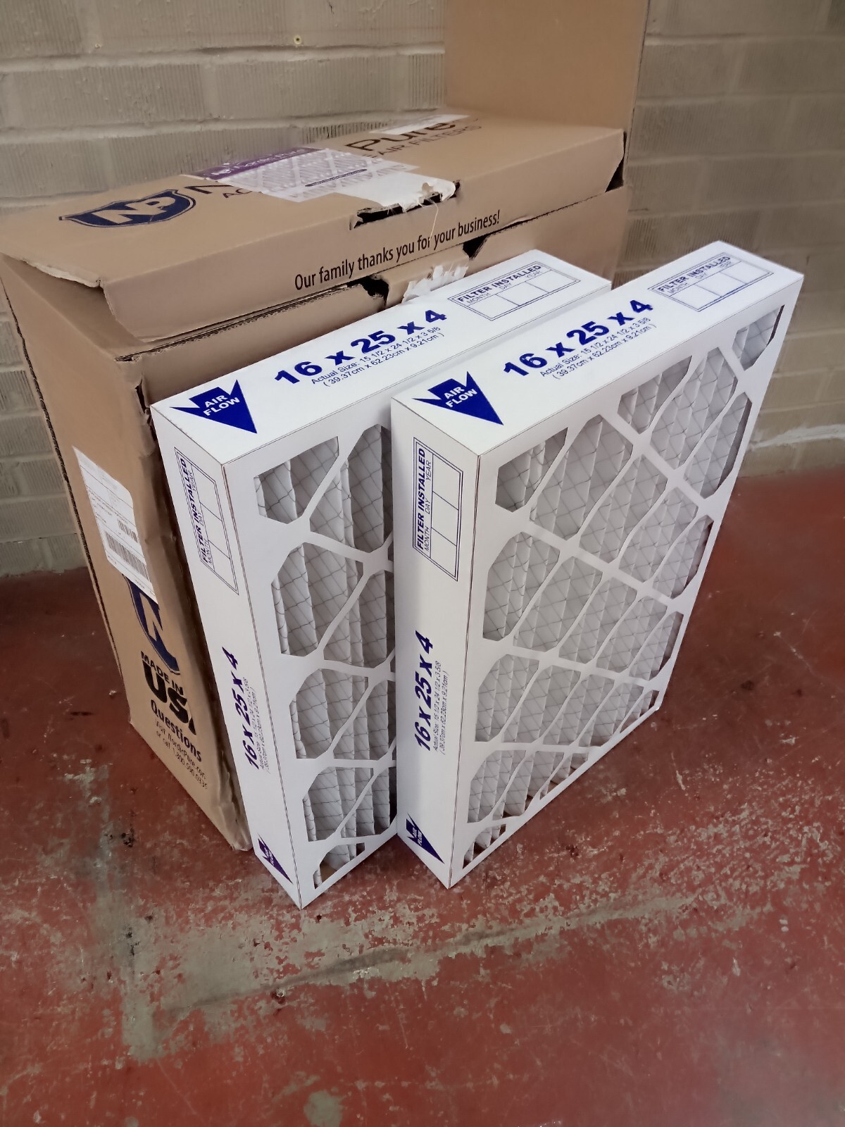 Nordic Pure 16x25x4 MERV 8 Pleated AC Furnace Air Filters 2 Pack eBay