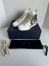 Dior B23 HIGH-TOP SNEAKER White Canvas with AsteroDior Signature by KIM JONES