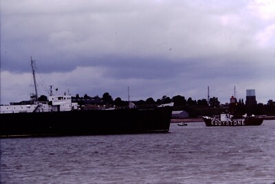 1981 Norfolk Ferry & Eddystone Shipping Ship Boat 35mm Original Slide Ref 1169