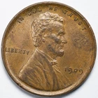 1909 VDB Lincoln Wheat Penny Almost Uncirculated (AU)
