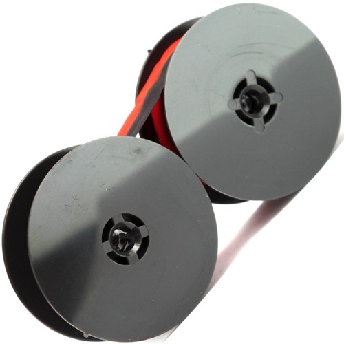 Smith Corona Calypso Typewriter Twin Plastic Spools with Black & Red Ribbon