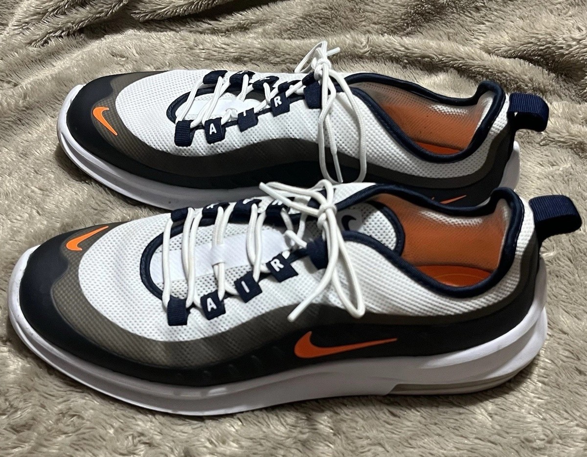 Nike Air Max Axis White Obsidian Orange Sneaker Shoes AA2146-108