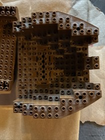 Lego Ship Boat Hull Brown (Caribbean Clipper) 2556 2558 2560 Pirate Ship