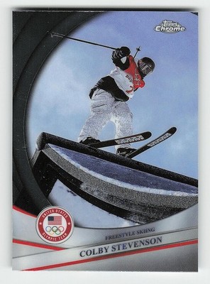 2026 Topps Chrome U.S. Winter Olympics #83 Colby Stevenson