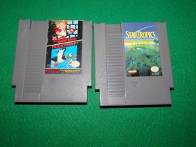 NES Mario/duck hunt & Bandia Golf 2 game lot