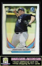 2014 Bowman Draft Chrome Refractors #CDP88 Jonathan Holder New York Yankees
