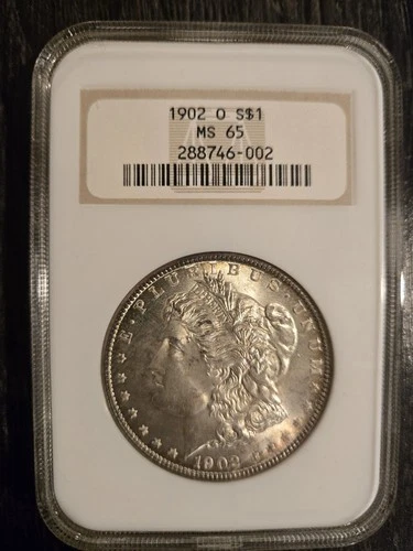 1902-O $1 Morgan Silver Dollar NGC MS65 Soap Box Nice Rim Tone