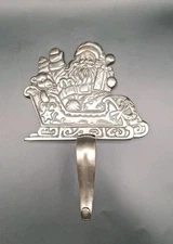 Cast Iron Santa Claus Stocking Hanger