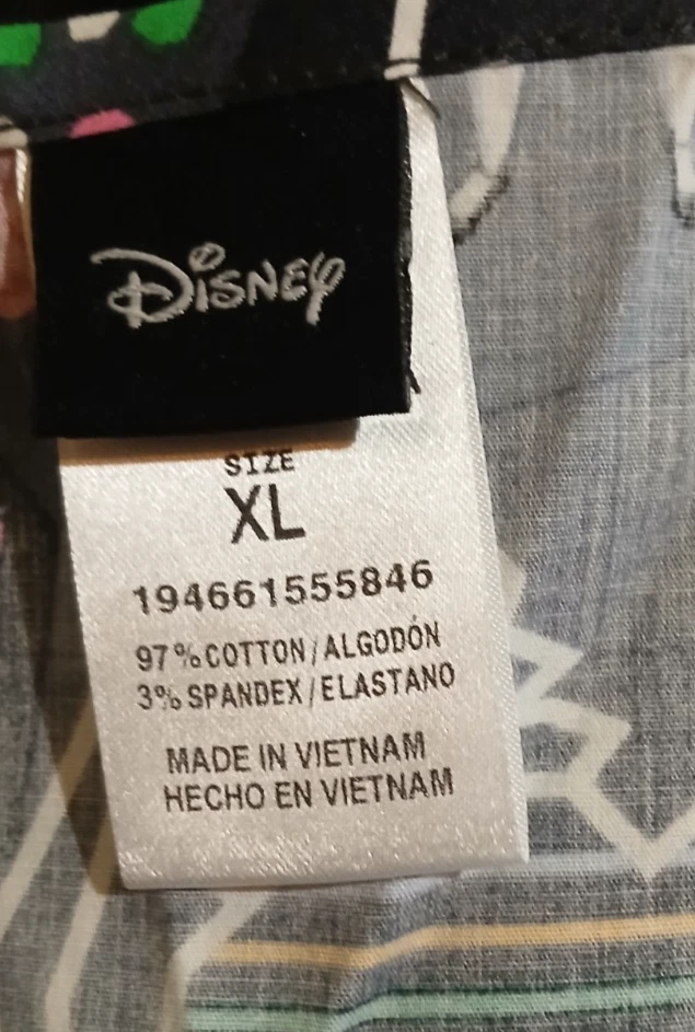 Disney Tooniforms Scrubs top Alice in Wonderland Women size XL New With Tags - Image 3 of 4