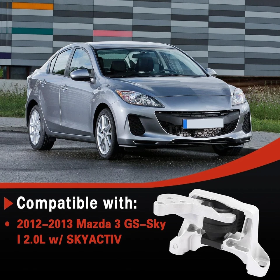 Montaje motor derecho compatible con Mazda 3 GS-Sky 2012-2013/  Foto 3 de 4