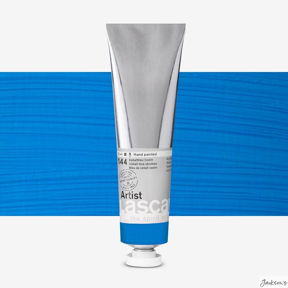 Lascaux Artist Acrylic Paint Pure Acrylic 45ml Cobalt Blue Cerulean Art Use