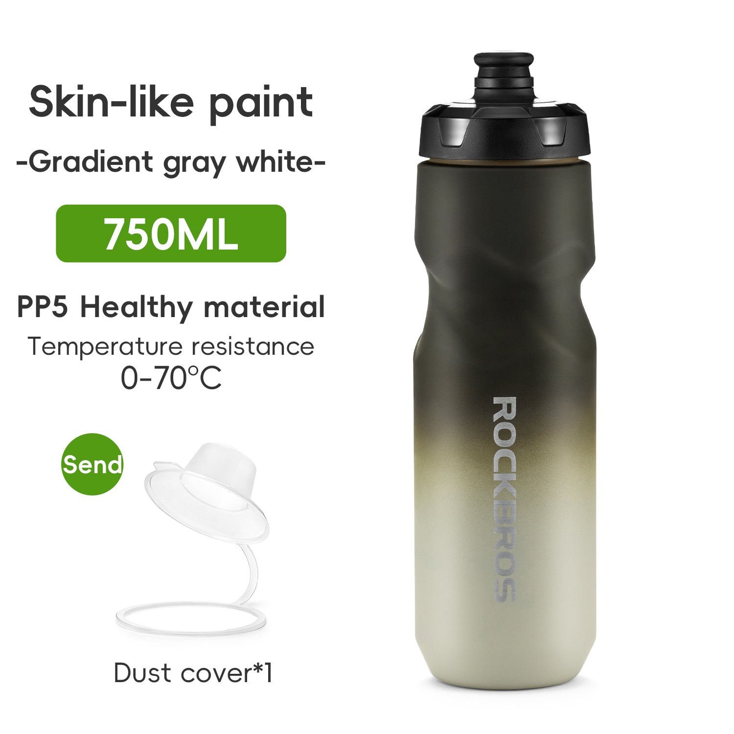 Insulated Squeeze Bicycle Bottles Bpa Free  600/750ml