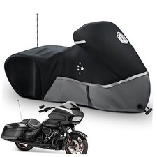 Motorcycle Cover Storage for Touring Models Harley Davidson 107  -Side Box Gray