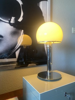 Wagenfeld WA 24 Tischlampe v. Tecnolumen -  Bauhaus Design Ikone - Top Zustand