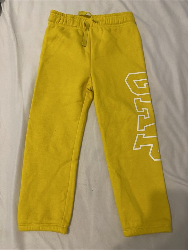 Gap Unisex 4T Sweatpants Yellow