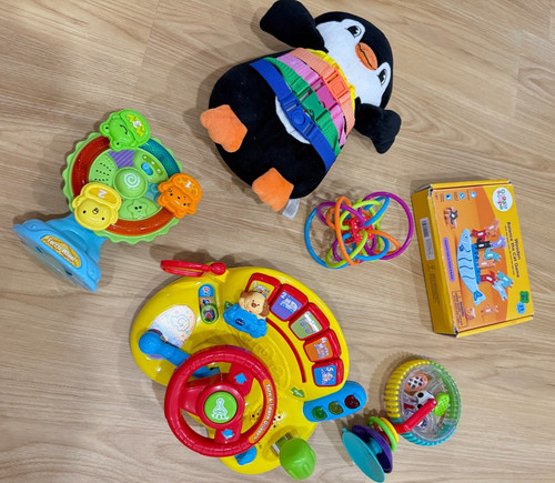 Lot of Toddler Kid Vtech STEM 7 PC Educational Busy Learner Activity Sound Toys