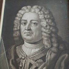 Framed George F Handel British Composer 