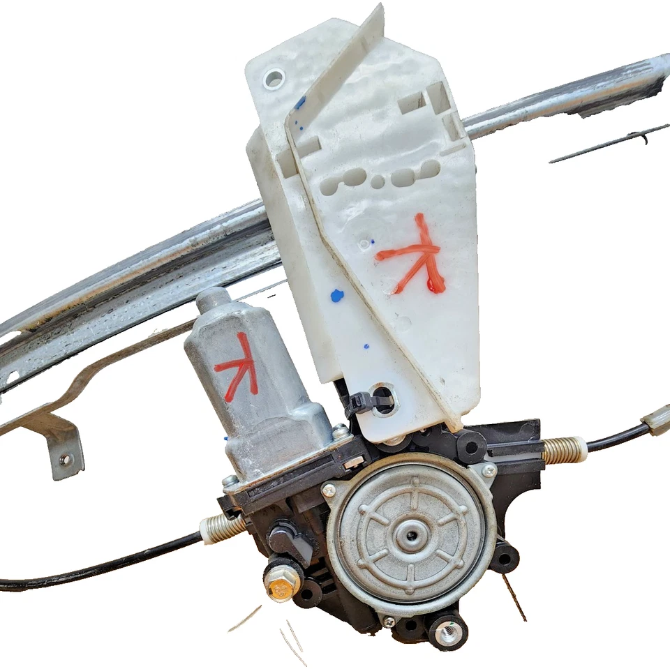 Regulador de ventana del conductor trasero izquierdo Nissan Sentra 2007-12 y motor OEM 82721-ZT50A Foto 4 de 4