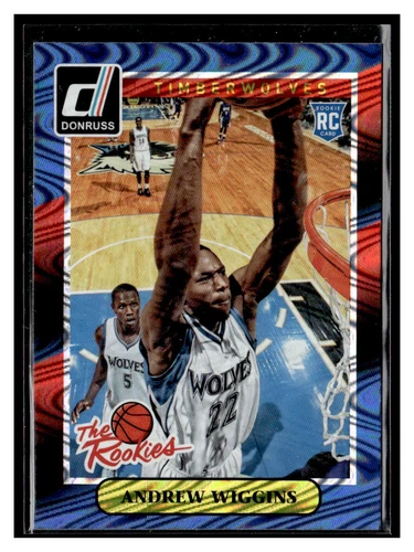 2014-15 Donruss #1 Andrew Wiggins The Rookies Swirlorama RC Timberwolves