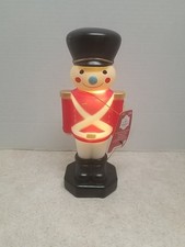 Christmas Holiday Time 11  Blow Mold Table Top Soldier Lights Up NEW 2022