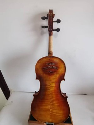 4/4 violin Guarneri 1742 model maple back spruce top hand made nice Sound K2634