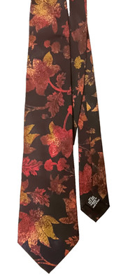 Ausgefallene Krawatte HUGO BOSS 100% Seide L/B: 146 x 10 cm