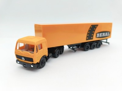 Herpa 1:87 H0 Mercedes MB Koffer LKW Modellauto Gelb '' Beral Bremsbeläge ''