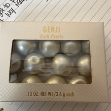 Mary Kay GENJI Bath Pearls 12 count .13 oz NEW NOS Vtg Perfumed Scented Beads