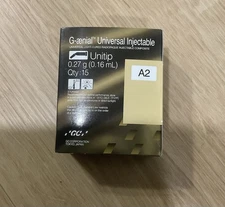 GC Universal Flo Light Cure Flowable Composite Syringe A2 0.27Gm Pkg Of 15