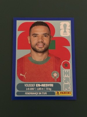 2026 Panini FIFA World Cup Youssef En-Nesyri MAR16 - Blue Parallel Sticker
