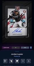 DIGITAL TOPPS BUNT 26 Jordan Lawlar PRISTINE SUPER RARE ENCASED SIGNATURE Read