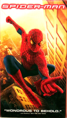 Spider-Man, Tobey Maguire, Kirsten Dunst, Willem Dafoe, 2002, VHS, VG