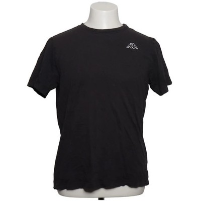 Kappa, T-shirt, Größe: M, Schwarz, Einfarbig, Herren #h9e