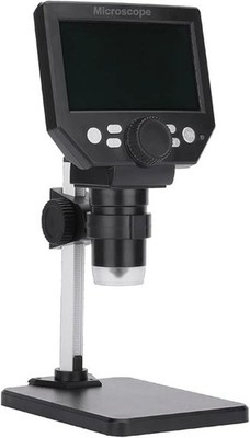 Black - UIOYU Handheld Digital Microscope G1000 Digital Electron Microscope 4.3''