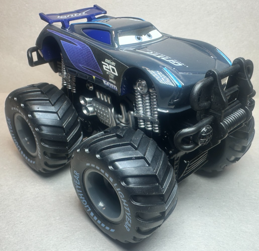 Disney Pixar Cars Deluxe Monster Truck Jackson Storm Offroad Diecast 1:55 FC