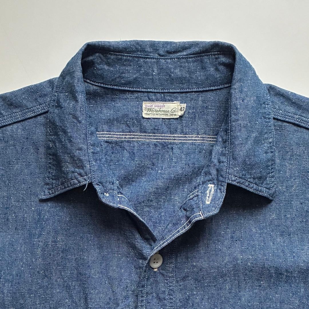 WAREHOUSE DUCK DIGGER CHAMBRAY WORK SHIRTS ウエアハウス シャツ