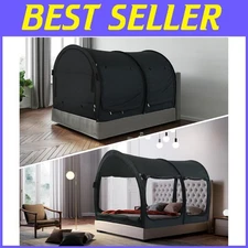 Indoor Privacy Bed Tent - Pop Up Canopy for Twin/Full/Queen