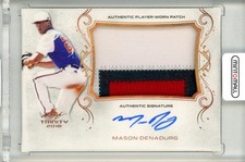2018 Leaf Trinity Mason Denaburg Patch Autograph
