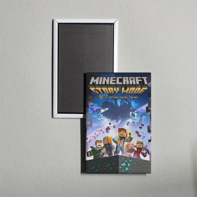 Minecraft Story Mode Mini TV Show Poster Fridge Locker Magnet