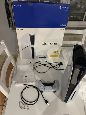Sony Playstation 5 ps5 Slim Blu-ray Disc edition weiß