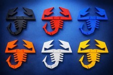 Badge Logo Scorpione Abarth Estrattore - Replica Logo Abarth 500 595 