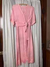 Antique Wrap Silk Dress Stunning Victorian